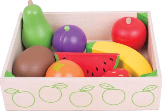 Bigjigs Fruktkasse I Tre 9 Deler