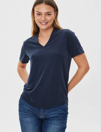 FREE/QUENT Fqyr-Ss-Bl - Navy - S FREE/QUENT Fqyr-Ss-Bl - Navy - S