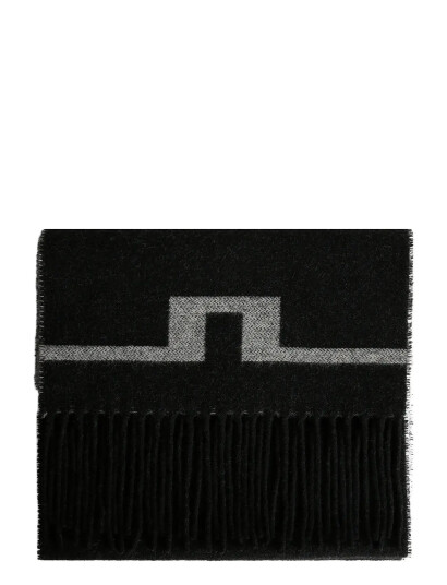 J. Lindeberg Champ Double Sided Scarf - Black - ONE SIZE J. Lindeberg Champ Double Sided Scarf - Black - ONE SIZE