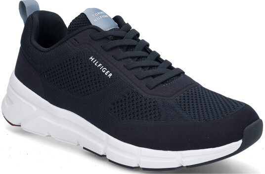 Tommy Hilfiger Light Knitted Hilfiger Runner Navy 40 Tommy Hilfiger Light Knitted Hilfiger Runner Navy 40