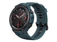 Amazfit T-Rex Pro - Stålblå - smartklokke med bånd - silikongummi - blått stål - display 1.3 - Bluetooth - 59.4 g