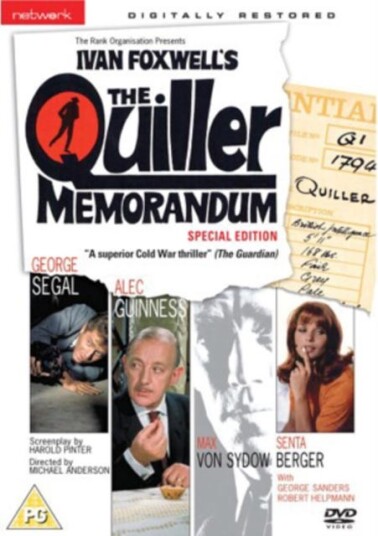 The Quiller Memorandum DVD The Quiller Memorandum DVD