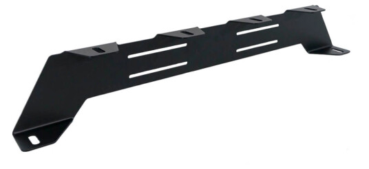 Skiltbrakett pulverlakkert i sort for 6 stk 7" ekstralys