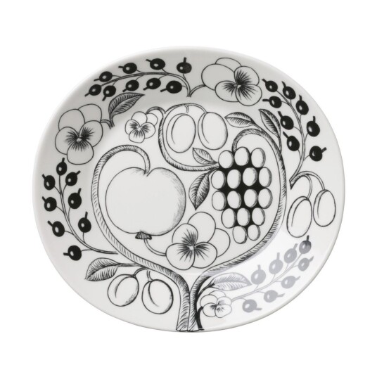 Arabia Paratiisi tallerken oval 25 cm Svart