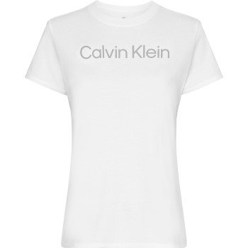 Calvin Klein Sport Essentials SS T-Shirt Hvit Medium Dame Calvin Klein Sport Essentials SS T-Shirt Hvit Medium Dame