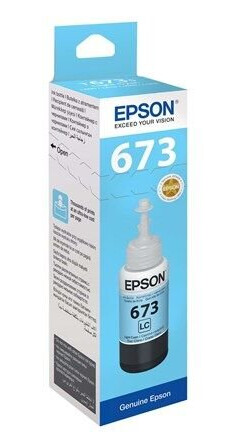 Epson T6735 - lys cyan - blækrefill - Blekkrefill Light cyan Epson T6735 - lys cyan - blækrefill - Blekkrefill Light cyan