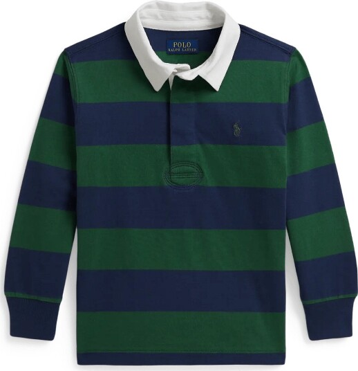 Ralph Lauren Kids The Iconic Rugby Shirt Green 3