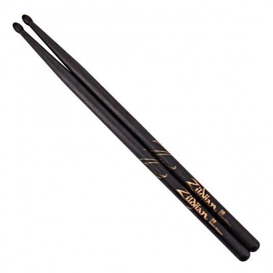 Zildjian 5B Wood Tip Black Drumsticks