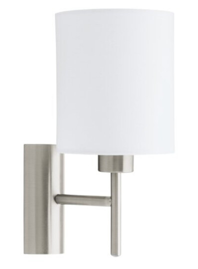 Eglo Pasteri Overflatebehandlet E27 Nickel Hvit