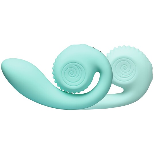 Snail Vibe Gizi Oppladbar Dual Vibrator - Turquoise Snail Vibe Gizi Oppladbar Dual Vibrator - Turquoise