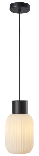 Ina takpendel 15 cm Svart/Opal