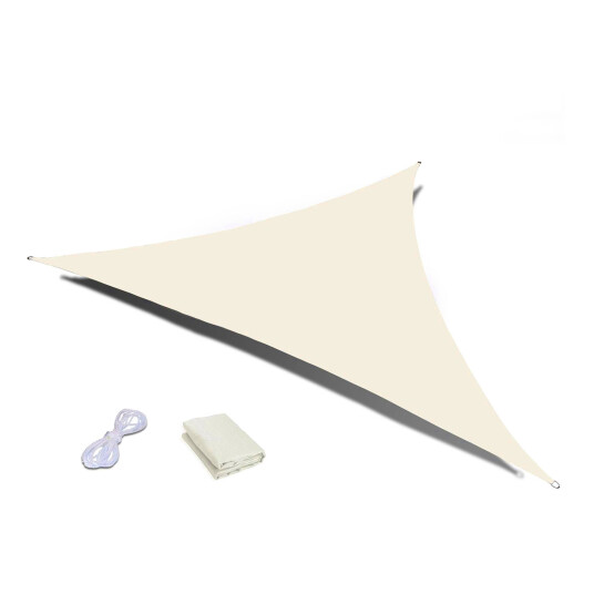 Vanntett solseil 4x4x4m ModernHome - beige Vanntett solseil 4x4x4m ModernHome - beige