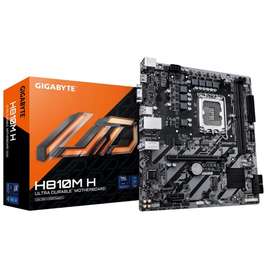Gigabyte H810M H Micro ATX Hovedkort med LGA 1851 sokkel og DDR5 støtte Gigabyte H810M H Micro ATX Hovedkort med LGA 1851 sokkel og DDR5 støtte