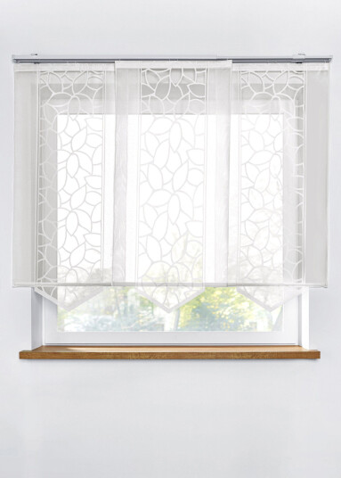 bonprix Panelgardin i jacquard (1-pack) 1 (H/B: 80/57 cm),2 (H/B: 100/57 cm),3 (H/B: 125/57 cm),4 (H/B: 145/57 cm) beige