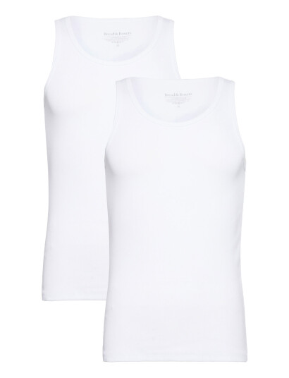 Bread & Boxers 2-Pack Tank Ribbed - White - XL Bread & Boxers 2-Pack Tank Ribbed - White - XL