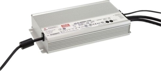 Mean Well Hlg 600H 12Ab 600 W Ip65 110   230 V 40 A 12 V 144 Mm