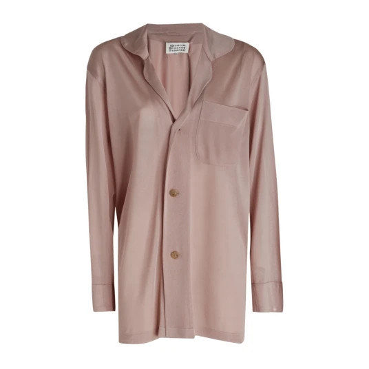 Maison Margiela, Dame, Bluser & Skjorter, Rosa, XS,
