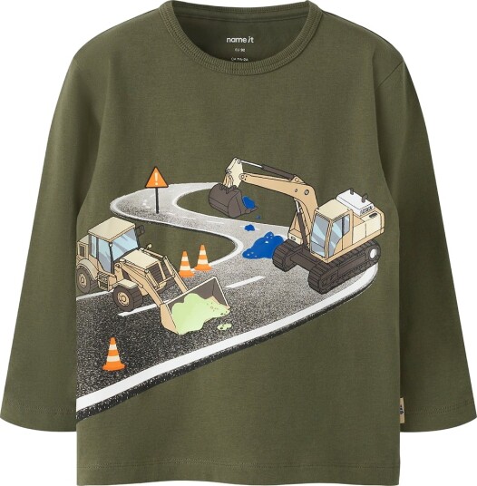 Name It Genser NmmNick Olive Natt Name It 2 år (92) Genser Armygrønn