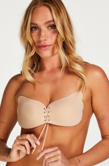 HunkemöllerVinge-BH med pushup Beige A