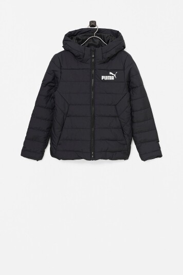 Puma Jakke ESS Hooded Padded Jacket Svart Puma Jakke ESS Hooded Padded Jacket Svart
