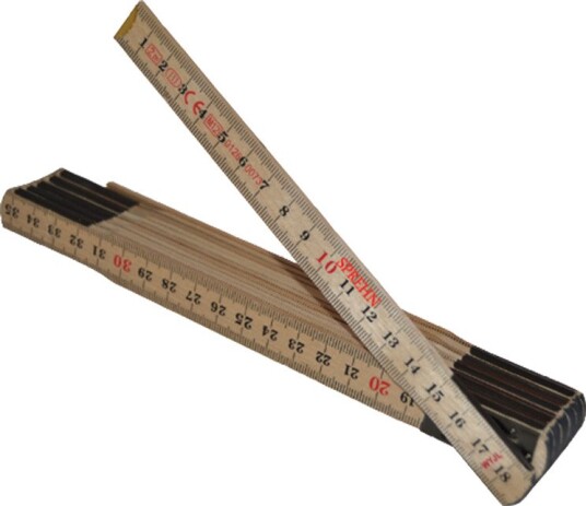 Sprehn Tommestokk Premium Lakkert Tre 2 m 12 Ledd