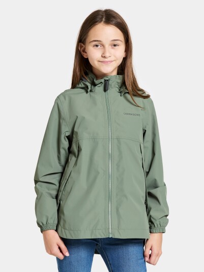 Didriksons Meliss Skalljakke Light Moss 120 Didriksons Meliss Skalljakke Light Moss 120