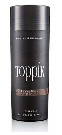 Toppik Hair Building Fibers Dark Brown 55 g Hårpudder Toppik Hair Building Fibers Dark Brown 55 g Hårpudder
