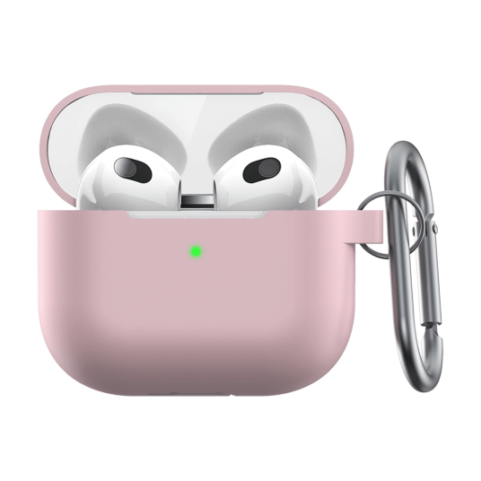 KeyBudz PodSkinz Elevate Series Airpod 3 Skall Silikon Rosa