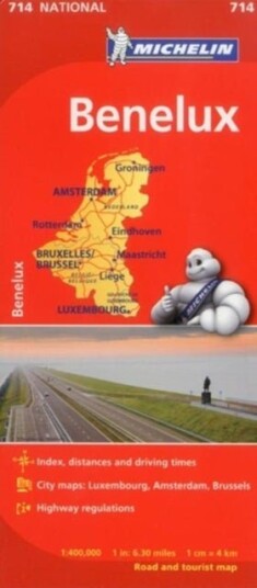 Benelux - Michelin National Map 714 Benelux - Michelin National Map 714