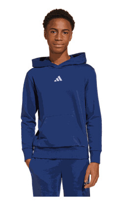 Adidas Essentials Hoodie hettegenser junior Blue 140