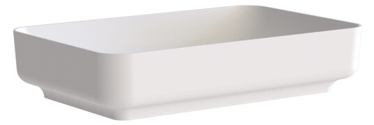 Svedbergs Fross Toppmontert servant 55x35 cm, Hvit Matt