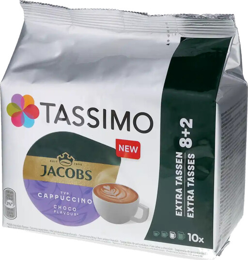 Jacobs | Choco Cappuccino 10 kapsler til Tassimo