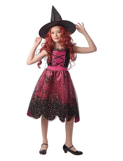 Joker Costume Dress Pink Witch - Multi/patterned - 122-134 Joker Costume Dress Pink Witch - Multi/patterned - 122-134