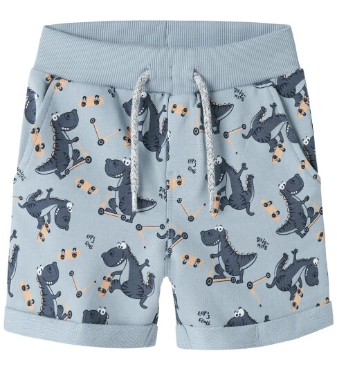 Name It Shorts NmmVermo Blue Fog/Dion Skater Name It 2 år 92 Shorts Blå