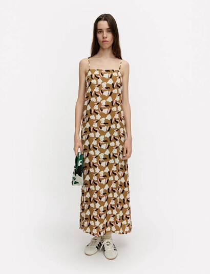 Marimekko Pyörähdys Lemmitty Brown 34