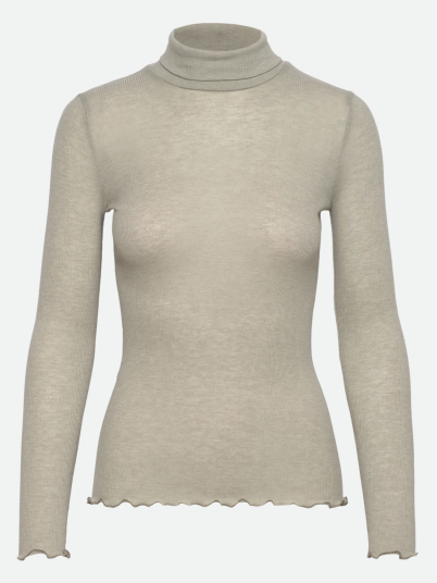 Rosemunde Burlington Long Sleeve Regular T neck Beige XL