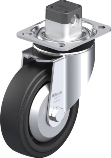 Blickle 851085 Lk-Poev 125R-1-Cs11-Fa Styrehjul Med Brems Hjuldiameter 125 Mm, Bæreevne Maks. 250 Kg (1 Stk.)