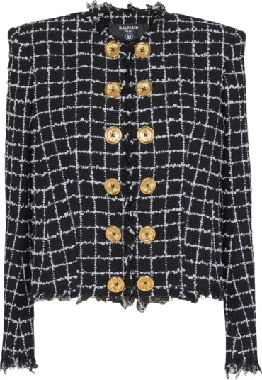 Balmain Dame Jakker Svart S,