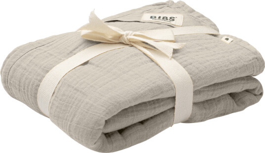 Bibs Swaddle 100% Økologisk Musselin 120x120 Sand