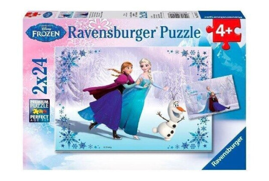 Ravensburger Disney Frozen Puzzle: Sisters forever 2x24pcs Gulv Ravensburger Disney Frozen Puzzle: Sisters forever 2x24pcs Gulv