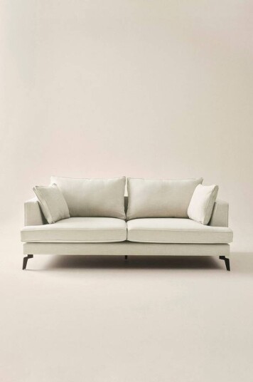 Jotex VILLACH sofa 3-seter Naturhvit 1652151-03-0 1652153-01-0