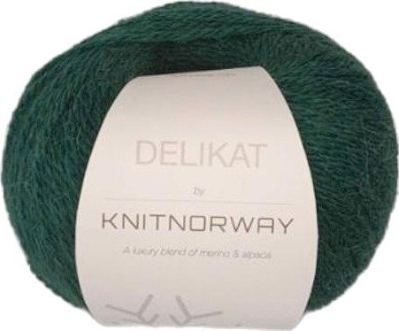 Knit Norway Delikat Garn Forest Green 509 50 g
