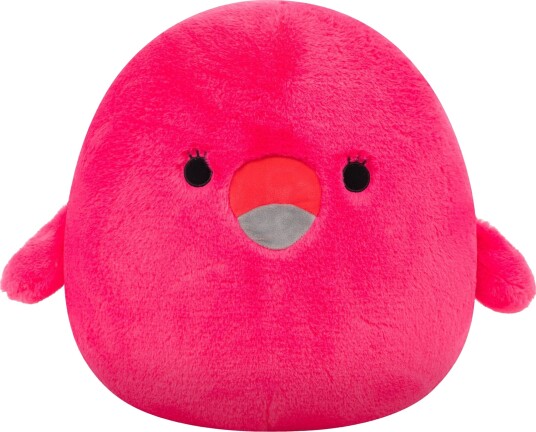 Squishmallows Fuzz A Mallows Kosebamse 40cm Cookie Flamingo Squishmallows Fuzz A Mallows Kosebamse 40cm Cookie Flamingo