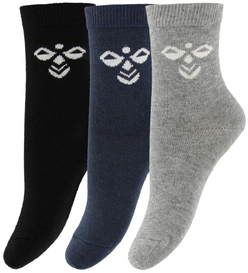 Hummel Sutton 3-Pack Sock - Blue - 37-40
