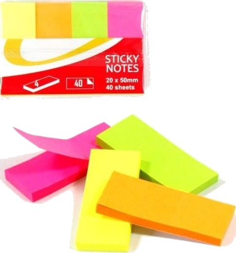 Polsirhurt Notes Selvklebende Bokmerker 20X50