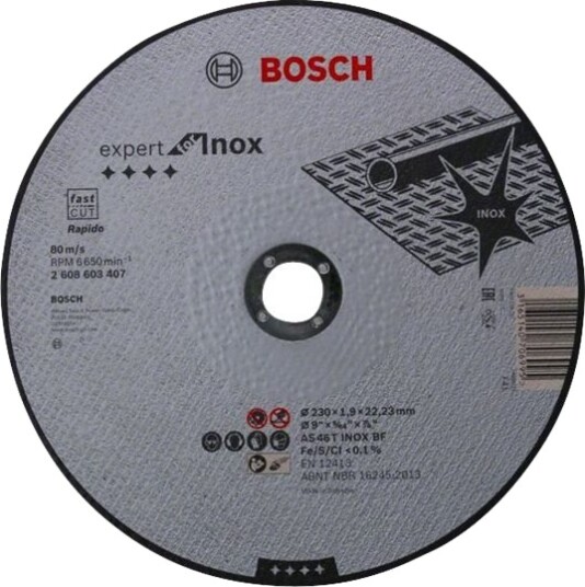 Bosch Expert For Inox Skjæreplate 230 Mm