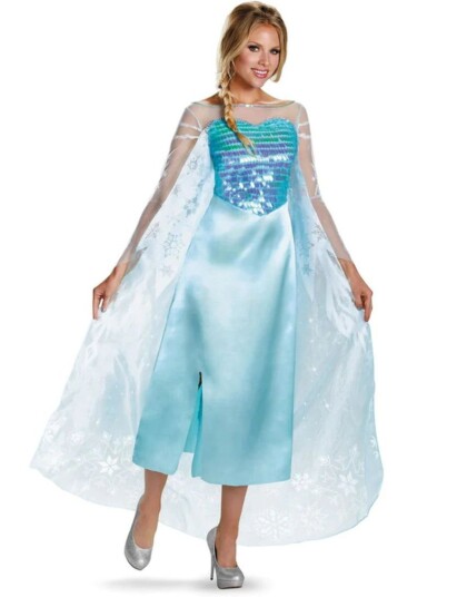 Elsa Lisensiert Disney Frost Kostyme til Dame Small Elsa Lisensiert Disney Frost Kostyme til Dame Small
