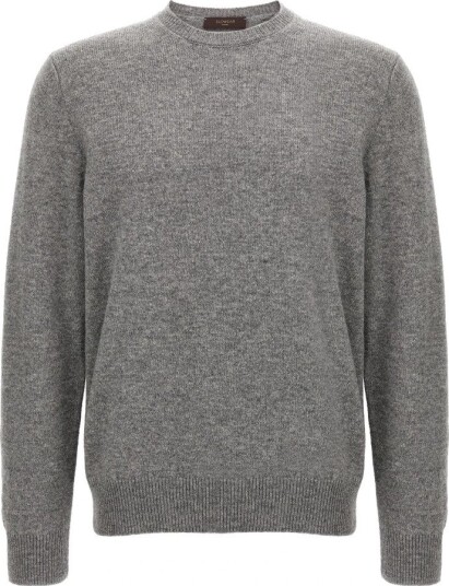 Zanone Herre Strikkevarer Grå 4XL,