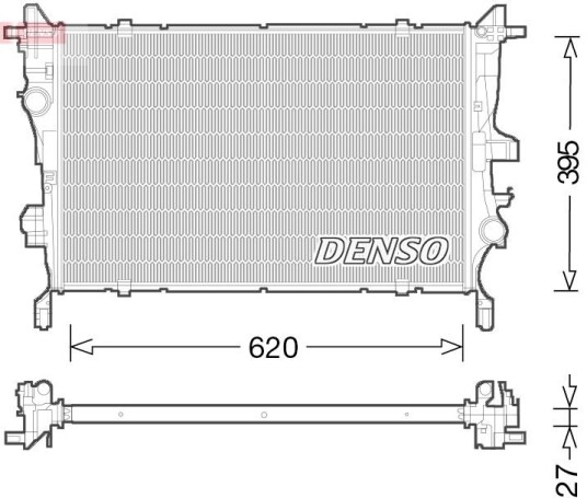 Radiator DENSO DRM09045