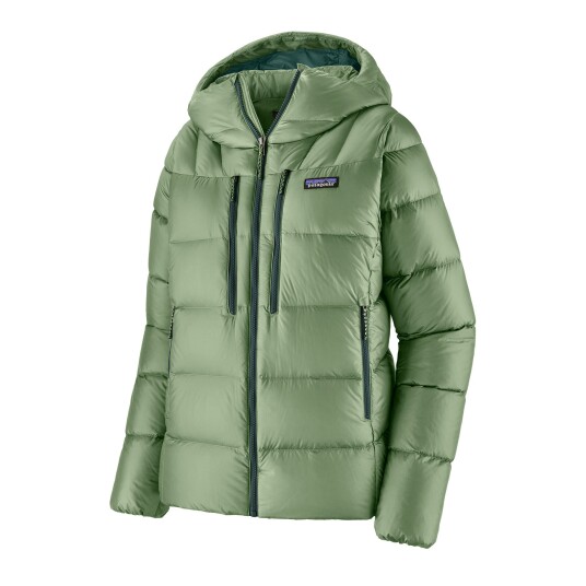 Patagonia Fitz Roy Down Hoody Dame Ellwood Green L